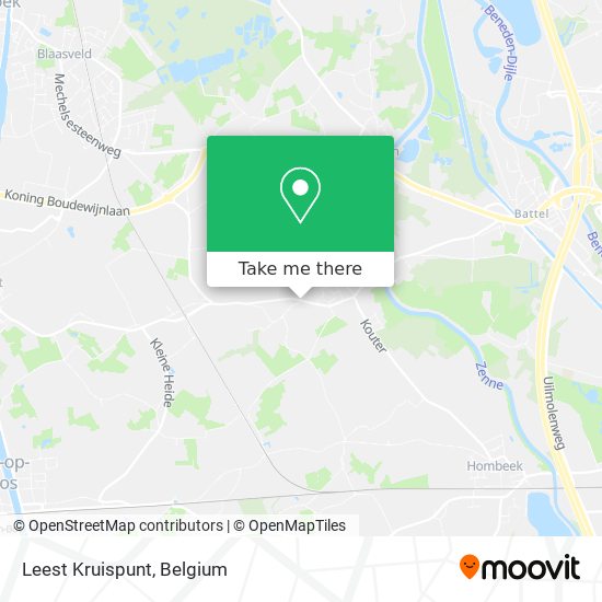 Leest Kruispunt map