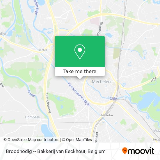 Broodnodig -- Bakkerij van Eeckhout plan