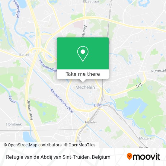 Refugie van de Abdij van Sint-Truiden map