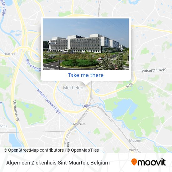 Algemeen Ziekenhuis Sint-Maarten plan