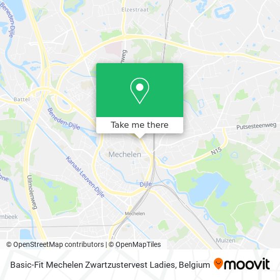 Basic-Fit Mechelen Zwartzustervest Ladies map