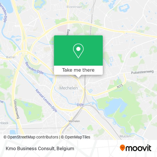 Kmo Business Consult map