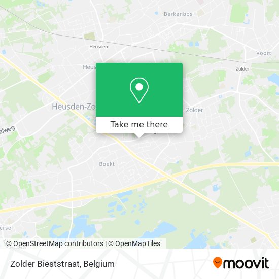 Zolder Bieststraat map