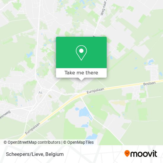 Scheepers/Lieve map