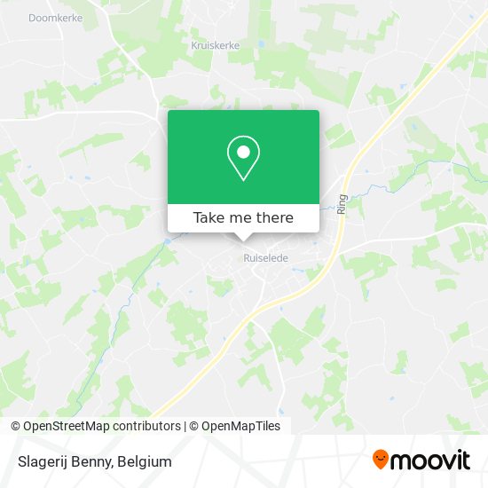 Slagerij Benny map