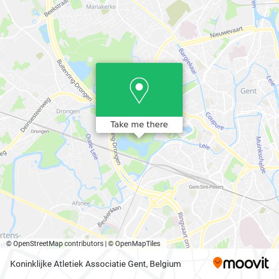 Koninklijke Atletiek Associatie Gent map