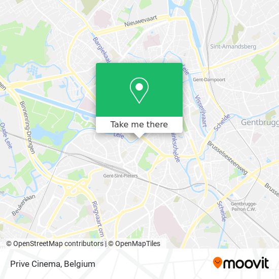 Prive Cinema map