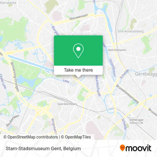 Stam-Stadsmuseum Gent map