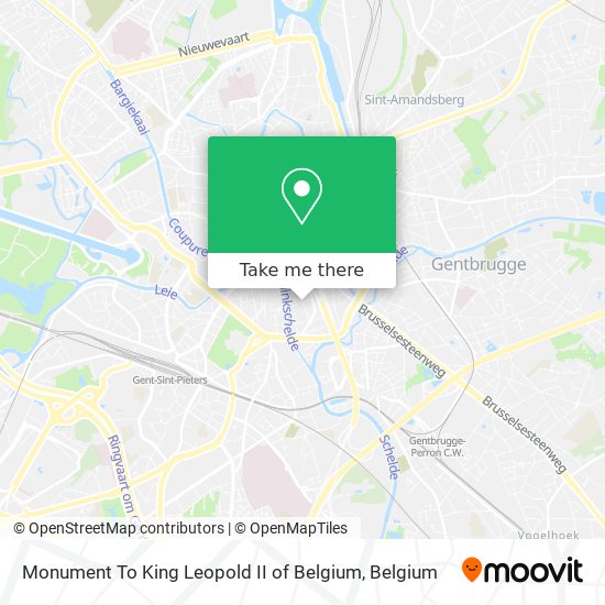 Monument To King Leopold II of Belgium plan