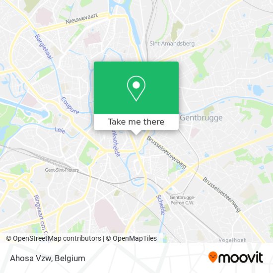 Ahosa Vzw map