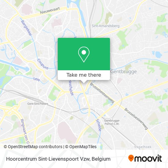 Hoorcentrum Sint-Lievenspoort Vzw map