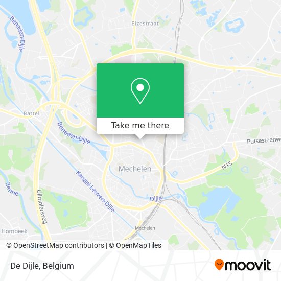 De Dijle map