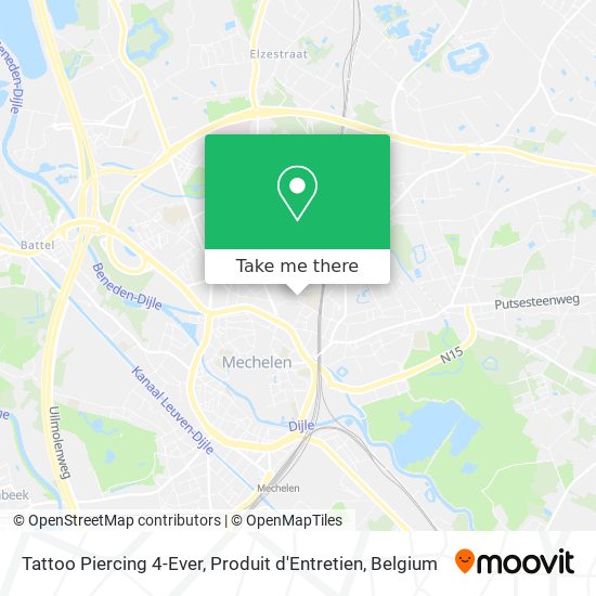 Tattoo Piercing 4-Ever, Produit d'Entretien map