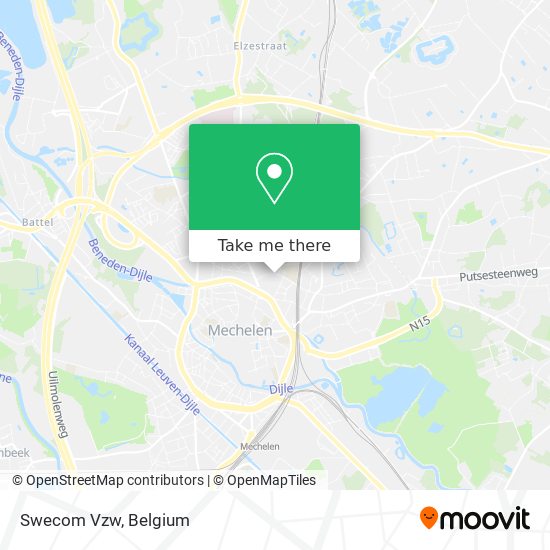 Swecom Vzw map