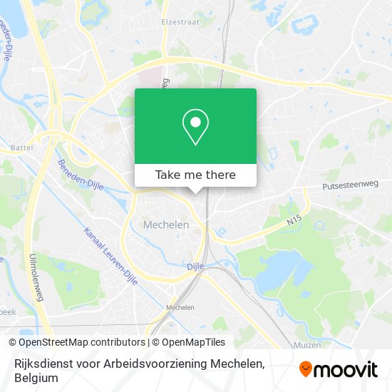 Rijksdienst voor Arbeidsvoorziening Mechelen plan