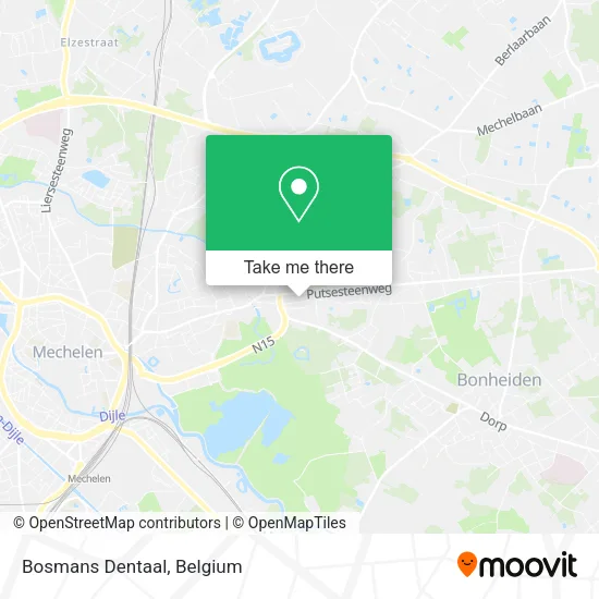 Bosmans Dentaal map
