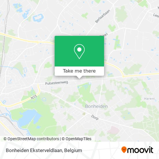 Bonheiden Eksterveldlaan plan