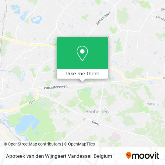 Apoteek van den Wijngaert Vandessel map