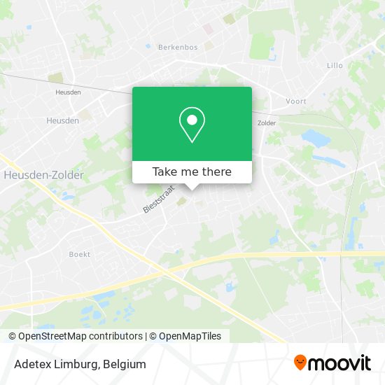 Adetex Limburg map