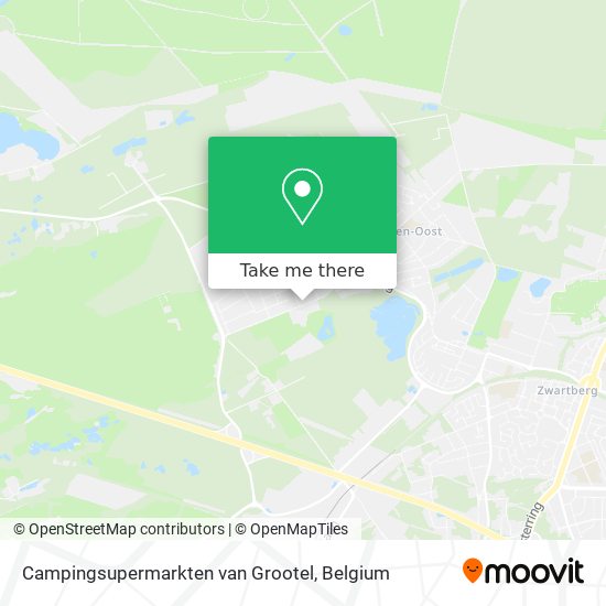 Campingsupermarkten van Grootel plan