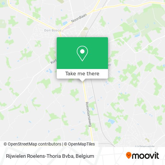 Rijwielen Roelens-Thoria Bvba map