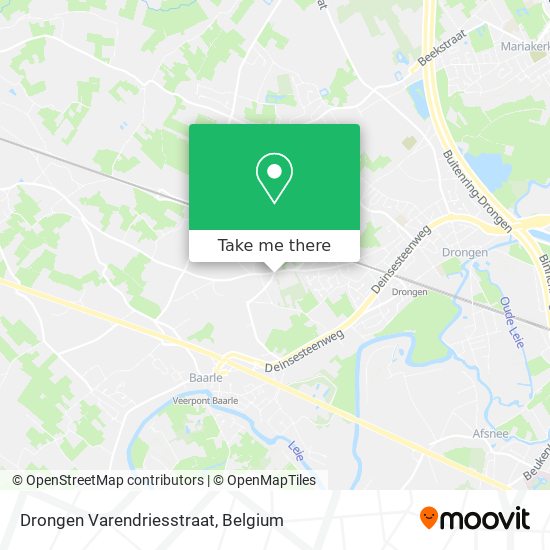 Drongen Varendriesstraat plan