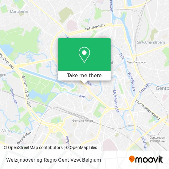 Welzijnsoverleg Regio Gent Vzw map