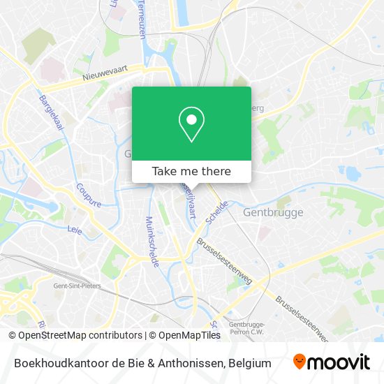 Boekhoudkantoor de Bie & Anthonissen plan