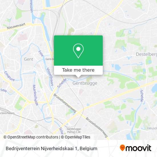 Bedrijventerrein Nijverheidskaai 1 map