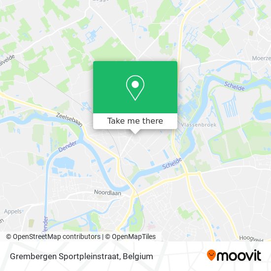 Grembergen Sportpleinstraat map