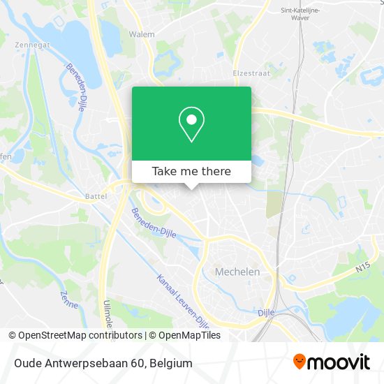 Oude Antwerpsebaan 60 plan