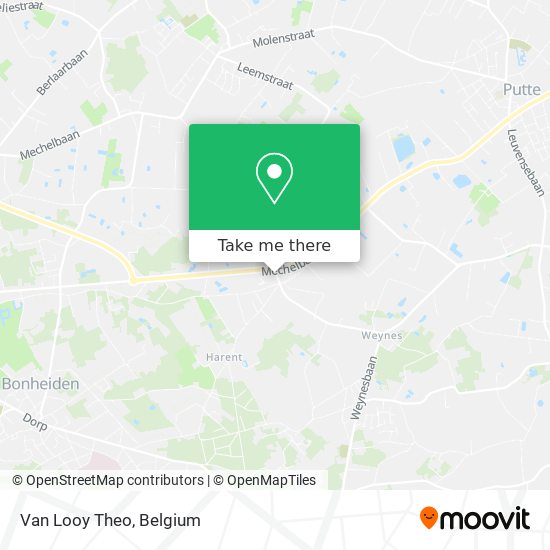 Van Looy Theo map
