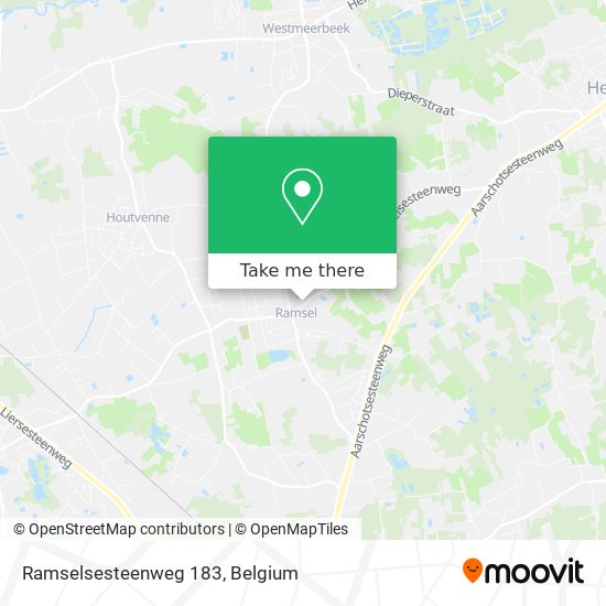 Ramselsesteenweg 183 map