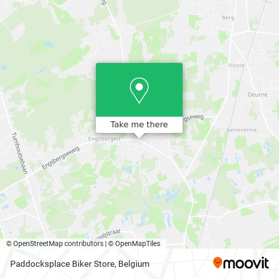 Paddocksplace Biker Store map
