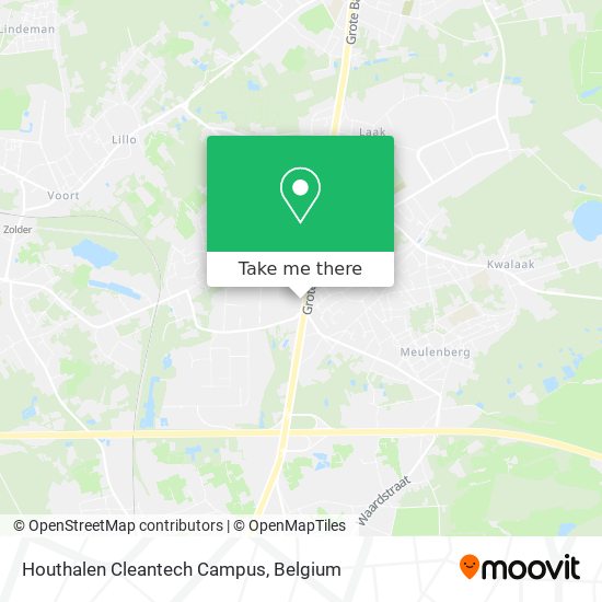 Houthalen Cleantech Campus map