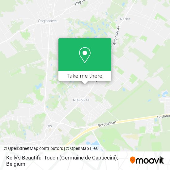 Kelly's Beautiful Touch (Germaine de Capuccini) map