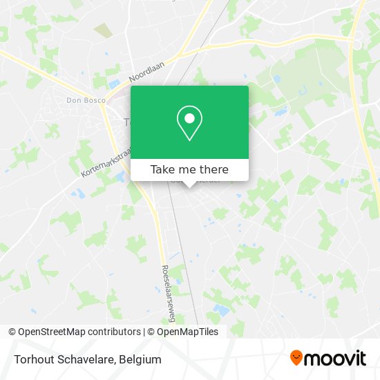 Torhout Schavelare map