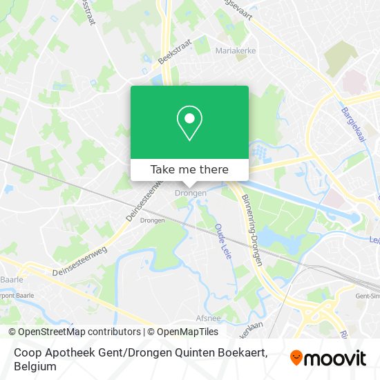 Coop Apotheek Gent / Drongen Quinten Boekaert map