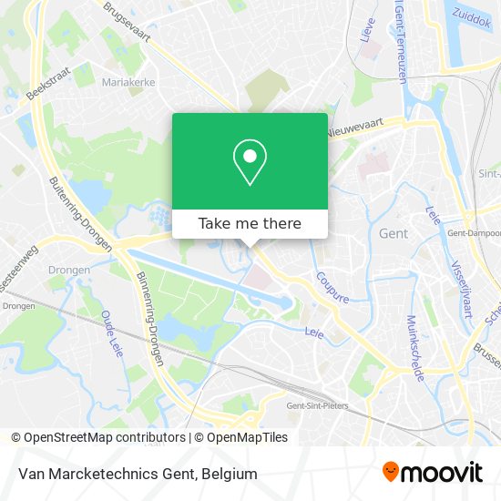 Van Marcketechnics Gent map