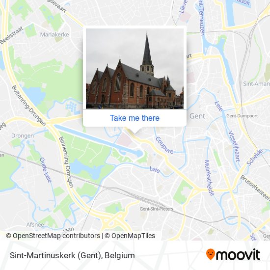 Sint-Martinuskerk (Gent) map
