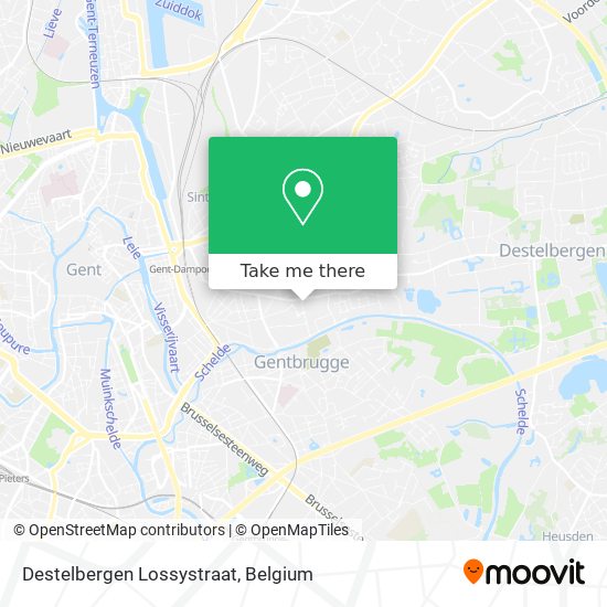 Destelbergen Lossystraat map