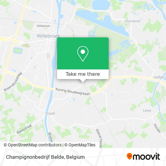 Champignonbedrijf Belde map