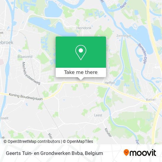 Geerts Tuin- en Grondwerken Bvba plan