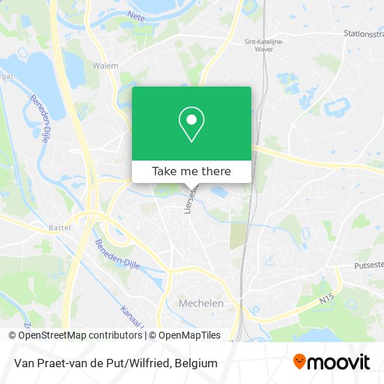 Van Praet-van de Put/Wilfried map