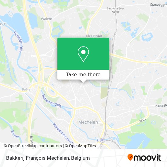 Bakkerij François Mechelen plan