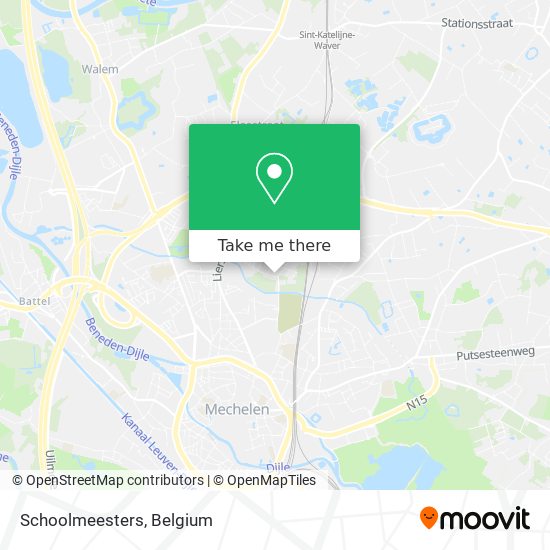 Schoolmeesters map