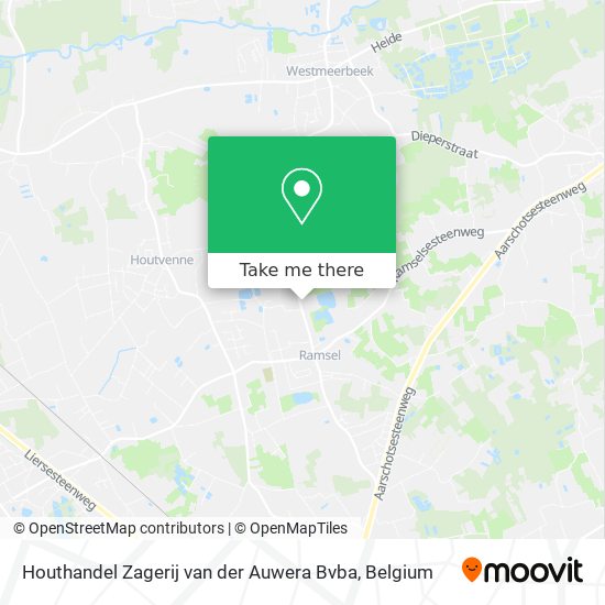 Houthandel Zagerij van der Auwera Bvba map