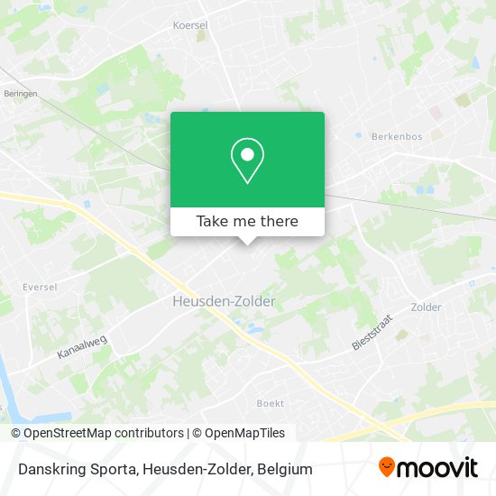 Danskring Sporta, Heusden-Zolder map