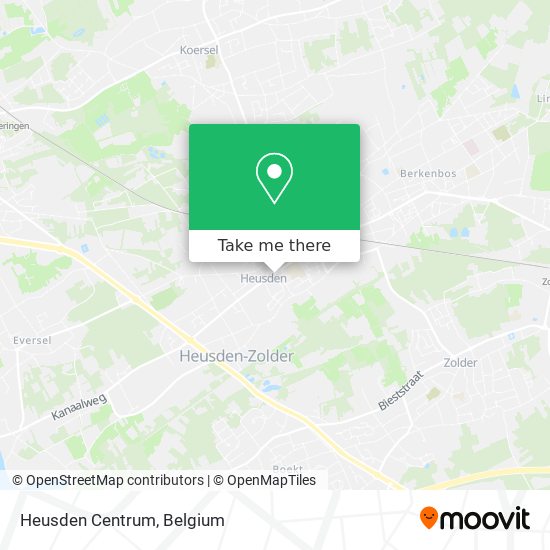Heusden Centrum map