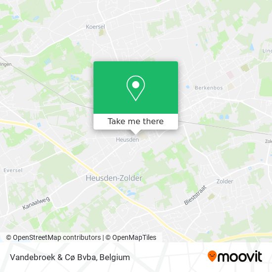 Vandebroek & Cø Bvba plan